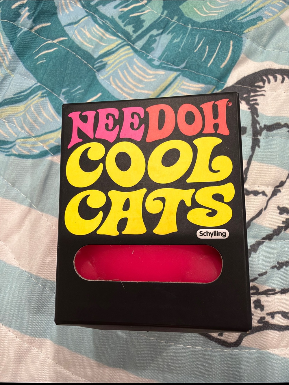 Needoh Cool Cats Cat Toy - Bright Pink